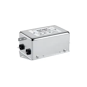 Emi Rfi Filter Single-Phase AC 220V Purification Anti-interference EMI Filter With Spade Terminals