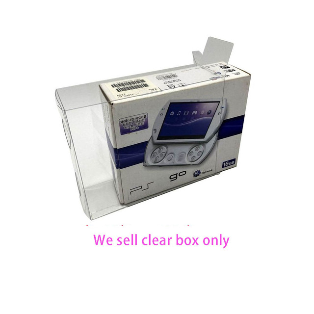 Transparent PET Protective Cover for PSP GO for PSPGO Game Console USA Japan Version Storage Display Box Collection case