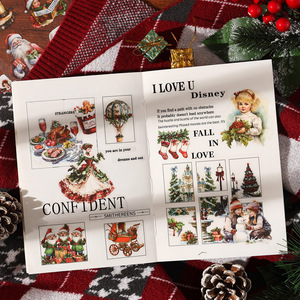 20 Pezzi/Confezione Adesivi Natalizi Creativi per Bambini in PET <span class=keywords><strong>con</strong></span> Adesivi Fustellati Autoadesivi per Decorazioni Festive - Product Image 4