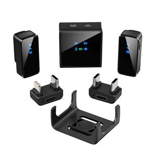 <b>Wireless</b> Lavalier <b>Microphone</b> for Mobile Phones, Cameras Live Streaming, Outdoor Noise Reduction, <b>bluetooth</b> square Box <b>Microphone</b> - Product Image 4