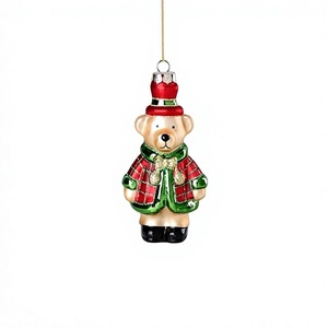 Épouser Décor De Noël Ornements En Verre X Mas Arbre Ornements Suspendus Décoratifs Pour Noël Nouvel An Fête De Mariage Showpiece - Product Image 1
