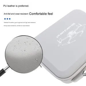 Huijin Nhà Máy Tùy Chỉnh Không Thấm Nước PU + EVA + Nhung Lưu Trữ Túi Trường Hợp Đối Với <span class=keywords><strong>Mini</strong></span> 2 SE/ <span class=keywords><strong>Mini</strong></span> 2 Drone Điều Khiển Du Lịch Sử Dụng - Product Image 4