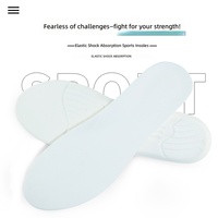 Semelles intérieures en PU légères et flexibles, absorption des chocs haute élasticité, coussinets souples, semelles intérieures de sport en gros
