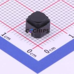 TS-1199A-B-B Tactile Switch SMD,6x6mm Switch Single Pole Single Throw Round Button 2N Vertical Mount - Product Image 1