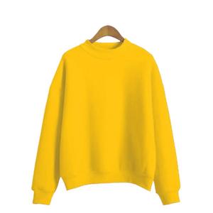 Sweat-shirt pour femme, nouvelle collection, couleur unie, doublé en polaire, col montant, coupe ample, style veste de baseball épaisse, pour l'automne et l'hiver, taille 4XL - Product Image 1