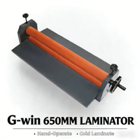 Laminateur manuel à froid Gwin 650 mm A3, film plastique pour lamination, machine à laminer les photos en rouleau