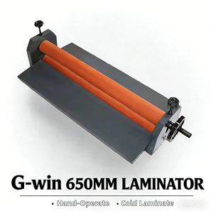 เครื่องเคลือบบัตรแบบม้วนเย็น Gwin 650 มม. A3 แบบใช้มือ สำหรับเคลือบฟิล์มพลาสติกและรูปถ่าย - Product Image 2