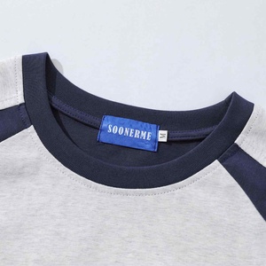 Marque privée deux tons Tshirt Logo personnalisé T-shirt surdimensionné pour hommes en vrac - Product Image 5