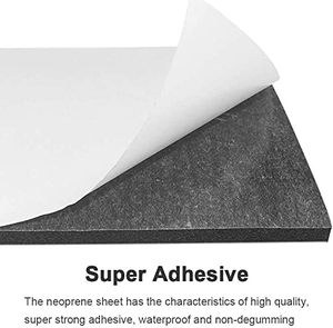 SOOMJ 455 Mil (1/2 ") Mousse d'isolation <span class=keywords><strong>phonique</strong></span> moderne pour fourgonnette de voiture 1 feuille Pack 8.61sq.ft Couverture Matériau d'isolation thermique - Product Image 5