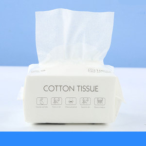 Mouchoirs jetables multi-usages pour le visage, doux, 100% coton naturel - Product Image 3