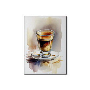 Quadro Minimalista di Alta Gamma con Cornice Interna in Legno di Pino, Arte Moderna da Parete per Decorazione Caffetteria - Product Image 6