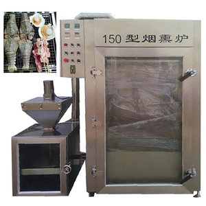 Affumicatore Industriale Automatico per Carne di Pesce e Salsicce con Motore e Riscaldamento Elettrico, Capacità 100kg/h per Pollo, Pancetta e Prosciutto - Product Image 4