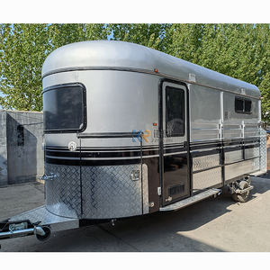 Remorque flottante de luxe pour 2 chevaux avec espace de vie, chargement direct, type carrosse - Product Image 1