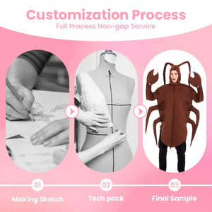 Costume de Scorpion Marron Adulte, Combinaison Intégrale avec Pinces pour Halloween et Fêtes à Thème, Vente en Gros - Product Image 2