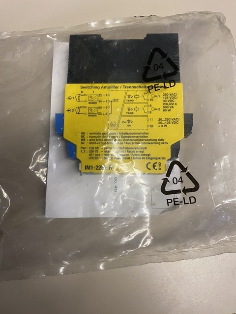 PLC IM1-22EX-R Isolation Switching Amplifier - New In Box Warranty Product