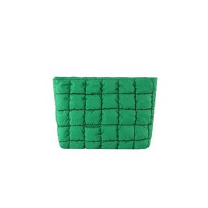 Sac de maquillage multifonctionnel de style coréen avec fermeture éclair en nylon pour un usage quotidien - Product Image 1