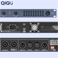 Amplificateur de puissance professionnel en métal 900W X 2 (4 Ohm) 500W X 2 (8 Ohm) Amplificateur de son numérique de classe D à 2 canaux pour enceintes