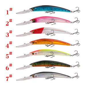 Leurre Artificiel Dur Flottant Luya 20cm 23G avec Perles Grincantes, Longue Portée, Trois Hameçons Renforcés pour la Pêche en Mer, Longue Durée de Vie en Plastique - Product Image 1
