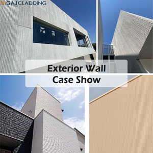 Panel de Revestimiento Exterior Decorativo <span class=keywords><strong>con</strong></span> Clasificación de Resistencia al Fuego A1, Revestimiento de Fibrocemento Pre-Revestido Tallado <span class=keywords><strong>para</strong></span> <span class=keywords><strong>Fachadas</strong></span> de Edificios - Product Image 6