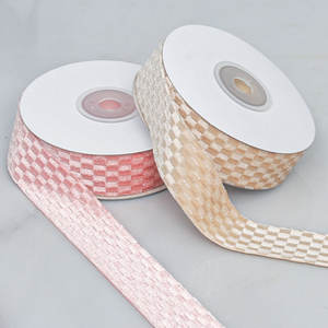 Fil d'argent velours damier tissé ruban bricolage <span class=keywords><strong>noeud</strong></span> <span class=keywords><strong>papillon</strong></span> cheveux accessoires <span class=keywords><strong>noeud</strong></span> <span class=keywords><strong>papillon</strong></span> chapeau haut de forme chaussure fleur peluches décoration - Product Image 5