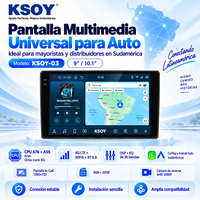 Lecteur DVD de voiture KSOY universel 9 pouces 10.1 pouces Android 16 3 + 32G 4G LTE WiFi 6 DSP USB 8 Core 2 Din GPS écran tactile autoradio