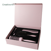 Bonne vente, ensemble de pinceaux à cheveux roses, manche de peinture en aérosol, coffret cadeau pour femmes avec toutes les fêtes