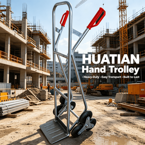 Chariot pliable à une main avec mécanisme de déverrouillage rapide pour la manutention des bagages de cabine par le personnel de bord dans la zone de quai - Product Image 1
