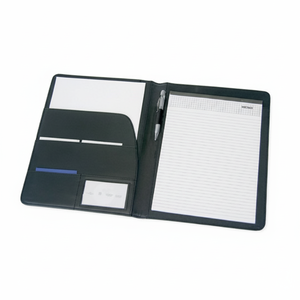 Dossier de conférence en cuir noir véritable Type de dossier de documents Dossier de présentation Produits de classement - Product Image 1