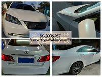 Film de protection en PVC blanc laser, vente chaude, résistant aux UV, film de protection de carrosserie de voiture, changement de couleur, vinyle brillant carbone, film de protection de voiture