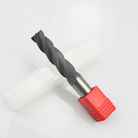 Fraiseuses à queue carrée revêtues de diamant CVD, dédiées au travail CNC des électrodes en graphite, des fibres de carbone et de l'aluminium à haute teneur en silicium
