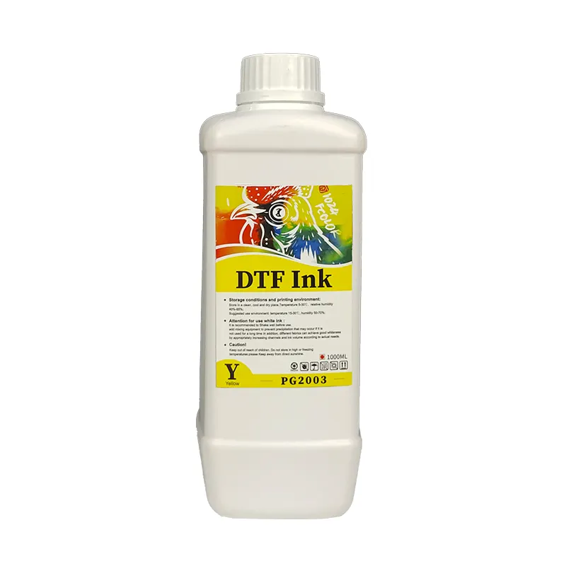 High Quality Premium Consumables Bright Color Dtf White Ink DTF PET Film Ink 1000ml
