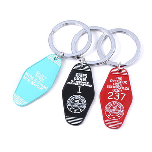 Mode Overlook Hôtel 237 Logo Porte-clés <span class=keywords><strong>Bates</strong></span> Motel Porte-clés personnalité Hôtel Chambre 315 Pendentif Charme Porte-clés - Product Image 4