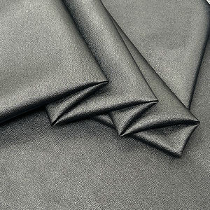 Bon marché Prix PVC agneau Grain Faux <span class=keywords><strong>cuir</strong></span> Stretch Blackout <span class=keywords><strong>cuir</strong></span> synthétique imperméable pour vêtement vêtements pantalon robe - Product Image 4