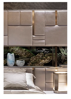 Lit King Size Moderne Haut de Gamme Personnalisé de Luxe Italien pour Villa, Grand Appartement, Mobilier de Maison