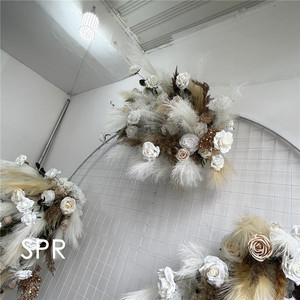 SPR bouquet <span class=keywords><strong>de</strong></span> mariée décoration <span class=keywords><strong>de</strong></span> mariage support chine fleurs <span class=keywords><strong>de</strong></span> fête artificielles décor à la maison blanc en gros Bouquet <span class=keywords><strong>de</strong></span> fleurs - Product Image 1