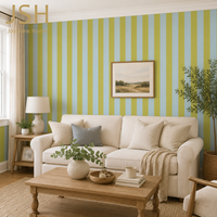 Papier peint en toile PVC mat imperméable à rayures verticales modernes pour la décoration de la maison, à coller et à décoller