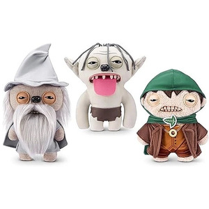 Chính thức fuggler sang trọng dễ thương răng Quái Vật Keychain Halloween bức tượng Mặt dây chuyền La Hét quái vật búp bê cho 14 năm & Up - Product Image 3