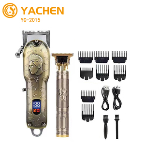Set Profesional 2 en 1 de Cortadora de Pelo Eléctrica Inalámbrica de Alta Calidad para Salón, con Cuchillas de Acero Inoxidable - Product Image 1