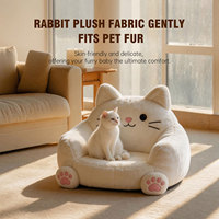 Coussin de canapé en éponge pour animaux de compagnie, mignon et intéressant, anti-traction et isotherme, tapis de léchage pour animaux, sac de voyage pour chiens