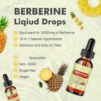 Vitahealthy OEM Gouttes de liquide de berbérine de qualité naturelle de qualité supérieure avec melon amer à la cannelle de Ceylan