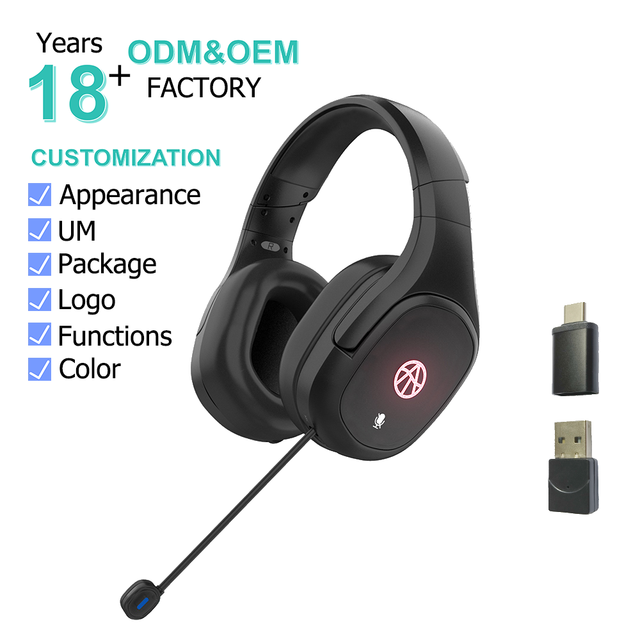 7.1 Surround Sound Version Game 2.4G& Gaming Headphones Headset