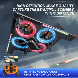 Drone Global GD02 RC Fighter Quadcopter F22 Avion Jet avec lumière LED, jouets volants pour enfants, modèle de drone télécommandé - Product Image 6