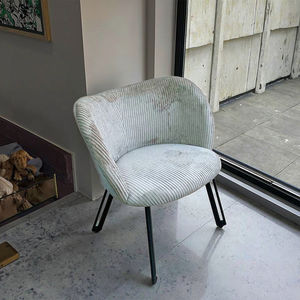 <span class=keywords><strong>Fauteuil</strong></span> design moderne avec <span class=keywords><strong>peinture</strong></span> noire <span class=keywords><strong>Fauteuil</strong></span> de salon pivotant à structure métallique - Product Image 1