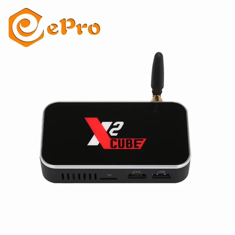2020 best ePro android X2 cube smart tv box 2G16G Set Top Box S905X2 Quad core Android 9.0 TV Dongle ugoos x2 cube