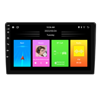 Autoradio double DIN avec écran tactile Bluetooth sans fil Carplay Android Auto Radio FM USB 2.1A Charge rapide 10 pouces