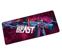 Tapis de souris de jeu personnalisé de haute qualité pour décorer Pc tapis de souris bleu jaune rouge vert bureau pour joueur Tigerwings