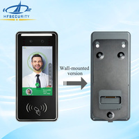 HFSecurity FR05 Sistema de Control de Asistencia Biométrico con Cámara Infrarroja de Visión Nocturna, Identificación Facial y de Tarjetas NFC de 5 Pulgadas