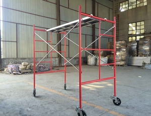 Light Duty Aluminium Frame <strong>Scaffolding</strong> Q235 HDG Modular Tool-Free Walking <strong>Board</strong> 3 Level 800kg High-Strength Modern Hotel - Product Image 2