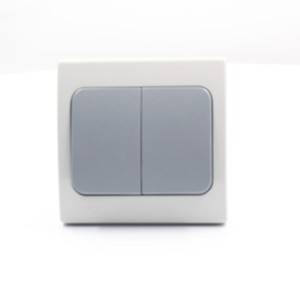 <span class=keywords><strong>Interrupteur</strong></span> mural domestique YAKI, IP65, auto-réparable, blanc/gris, commande simple, double ouverture, fermeture rapide, pour le commerce extérieur - Product Image 3