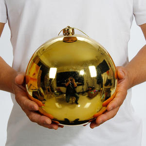 Adorno Navideño de Bola Grande de 20 cm de Alta Calidad, Irrompible, de Colores, Estilo Europeo para Árbol de Navidad, Centro Comercial, Hotel, Inauguración - Product Image 5